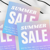 Rabattkarte für Regenbogenfarben Begleitkarte