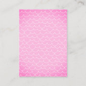 Rabattkarte für rosa Muster (Rückseite)