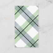 Rabattkarte Grün blauer Marinebahn Begleitkarte (Rückseite)