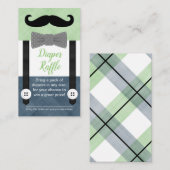 Rabattkarte Grün blauer Marinebahn Begleitkarte (Vorne/Hinten)