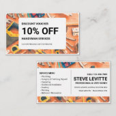 Rabattkarte: Handyman Services Visitenkarte (Vorne/Hinten)