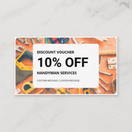 Rabattkarte: Handyman Services Visitenkarte