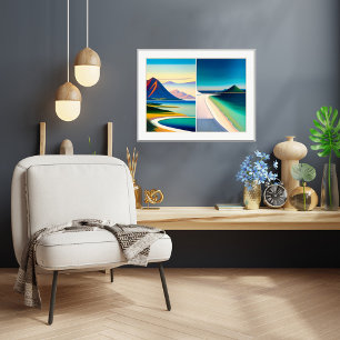 Rabaul Diptych - Leinwand Art Print Poster