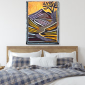 Rabaul - Stretched Canvas Print Leinwanddruck (Insitu (Schlafzimmer))