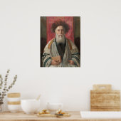 Rabbi - Gemälde von Isador Kaufmann - Circa 1920 Poster (Küche)