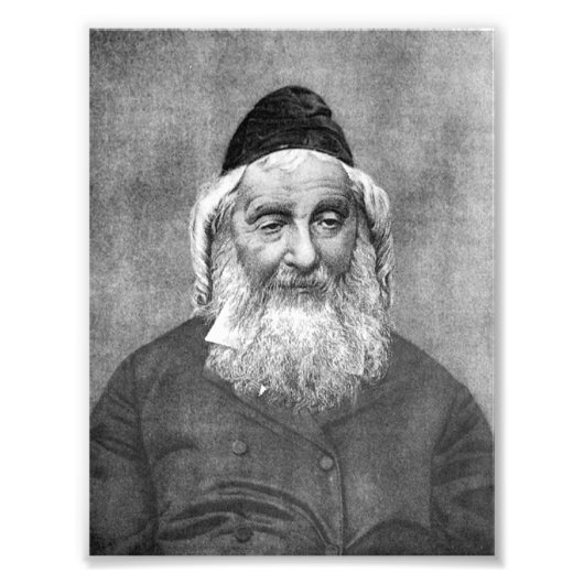 Rabbi Naftali Tzvi Yehuda Berlin - The Netziv Fotodruck (Vorne)