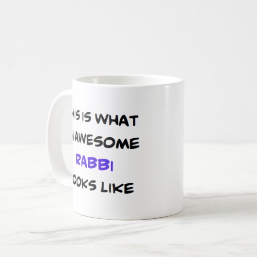 Rabbi, phantastisch kaffeetasse (Vorderseite Links)