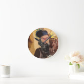 Rabbi Shimon Bar Yochai Kabbalah Runde Wanduhr (Zuhause)