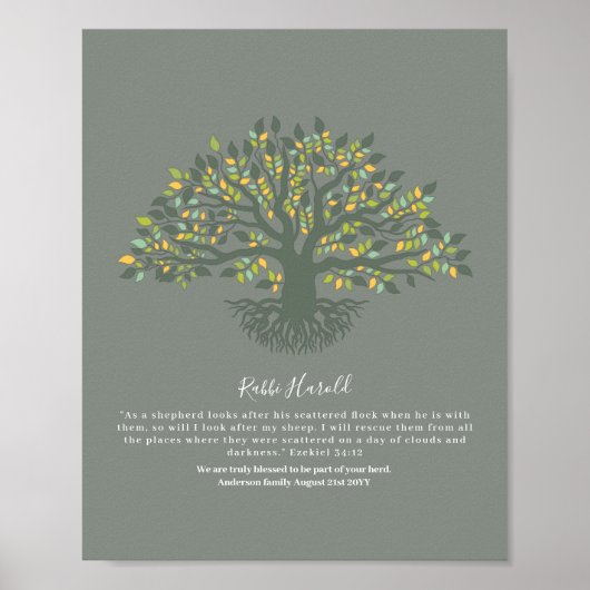 RABBI Vielen Dank, Ezekiel 34 Wall ART BUDGET Poster (Vorne)