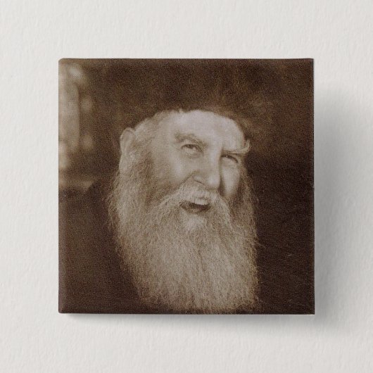 Rabbi Yosef Yitzchak Schneersohn Button (Vorderseite)