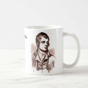 Rabbie Brände, wie eine rote Rosen-Tasse Kaffeetasse