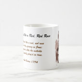 Rabbie Burns, wie eine Tasse der Roten Rote Rose (Mittel)