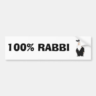 Rabbiner-Autoaufkleber 100% Autoaufkleber