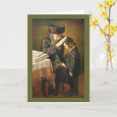 Rabbiner und Student Karte (Gelbe Blume)