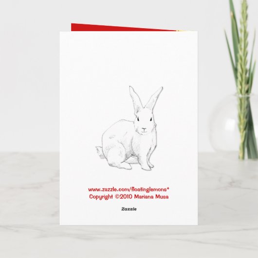 Rabbinerbrille Geburtskarte Karte (Rückseite)