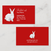 Rabbinerrote Visitenkarte (Vorne/Hinten)