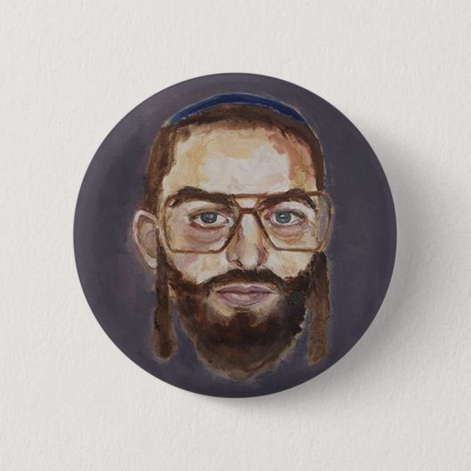Rabbinross Button (Vorderseite)