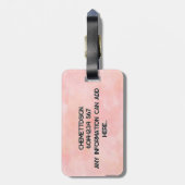 Rabbit 01 Kids Gepäckanhänger (Rückseite vertikal)