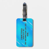 Rabbit 03 Kids Gepäckanhänger (Rückseite vertikal)