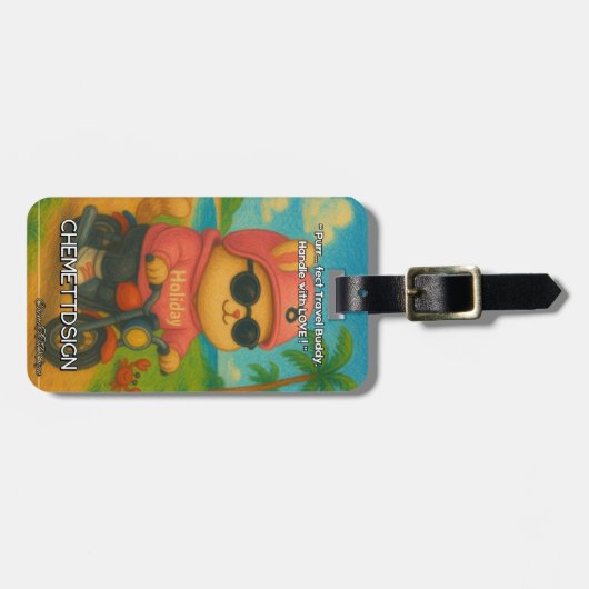 Rabbit 05 Kids Gepäckanhänger (Vorderseite horizontal)