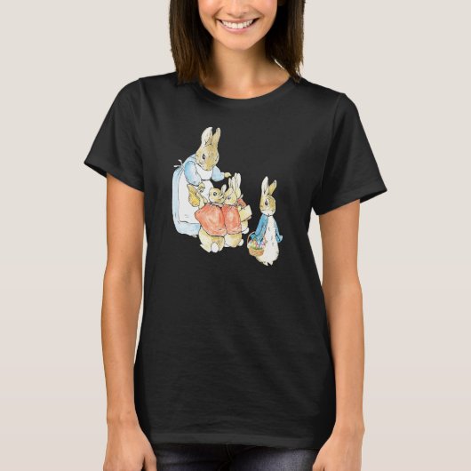 Rabbit Adventures Mutter sagt "Auf Wiedersehen Ost T-Shirt (Vorderseite)