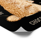 Rabbit Anatomy Bunny Lover Animal Pet Owner  Poster (Ecke)