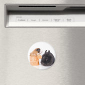 Rabbit and guinea pig magnet (In Situ (Geschirrspüler))