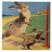 "Rabbit and the Hare" von Harry Rountree Fliese (Vorderseite)