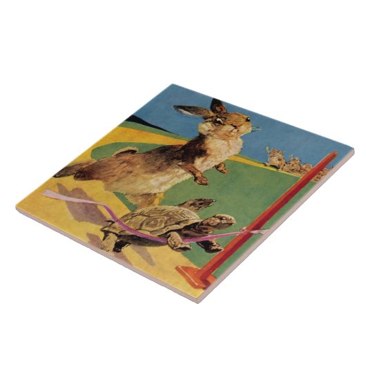 "Rabbit and the Hare" von Harry Rountree Fliese (Seite)