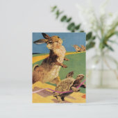 "Rabbit and the Hare" von Harry Rountree Postkarte (Stehend Vorderseite)