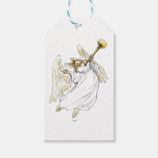 Rabbit Angel Gift Tags Geschenkanhänger