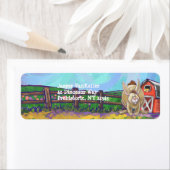 Rabbit Animal Parade schreibt Sachen (Insitu)