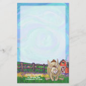 Rabbit Animal Parade schreibt Sachen Briefpapier (Vorderseite)