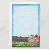 Rabbit Animal Parade schreibt Sachen Briefpapier (Vorne/Hinten)