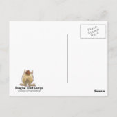 Rabbit Animal Parade schreibt Sachen Postkarte (Rückseite)