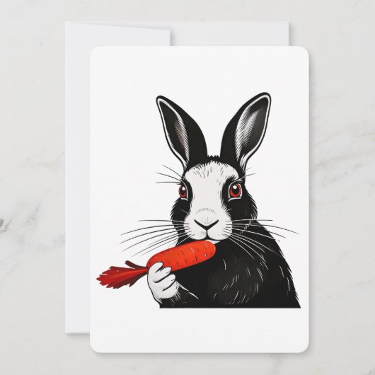 Rabbit Art Card (Vorderseite)