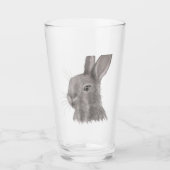 Rabbit Art Glass Cup Glas (Vorderseite)