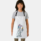 Rabbit as Doctor at Vaccination with Syringe Schürze (Insitu)