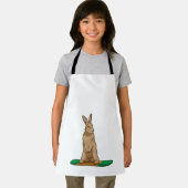 Rabbit as Snowboarder with Snowboard Schürze (Insitu)