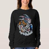 Rabbit Astronaut Sweatshirt (Vorderseite)