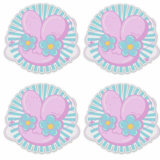 Rabbit Aufkleber (Vorderseite)