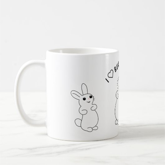 Rabbit Awareness Week Kaffeetasse (Links)