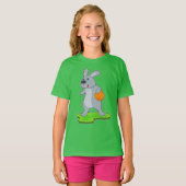 Rabbit Basketball-Spieler Basketball T-Shirt (Vorne ganz)