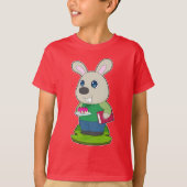 Rabbit Birthday Teacher T-Shirt (Vorderseite)
