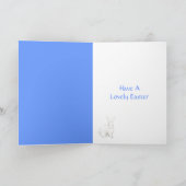 Rabbit Blue Oaster Card Feiertagskarte (Innenseite)