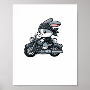 Rabbit Boba Tea Bubble Tea Kawaii Thema Niedlich R Poster