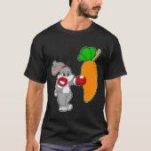 Rabbit Boxer Punching bag Carrot T-Shirt (Vorderseite)