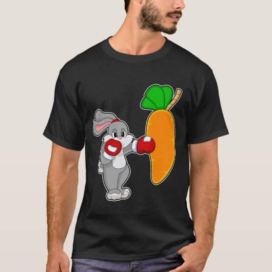Rabbit Boxer Punching bag Carrot T-Shirt (Vorderseite)