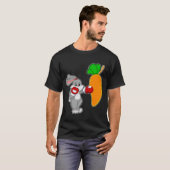 Rabbit Boxer Punching bag Carrot T-Shirt (Vorne ganz)