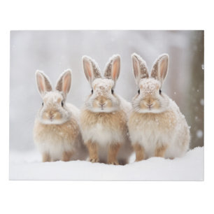 Rabbit Bunny Animal Family Wandern Notizblock